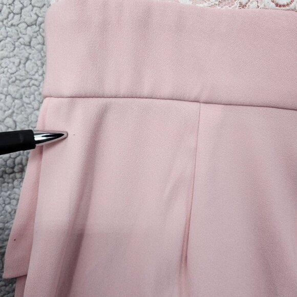 Connected Apparel Dress Womens 10 Double Layer Lace Dress Sleeveless Rear Zip - Picture 8 of 12